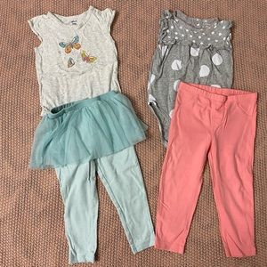 Baby Girl Carter’s Clothes Set 24M